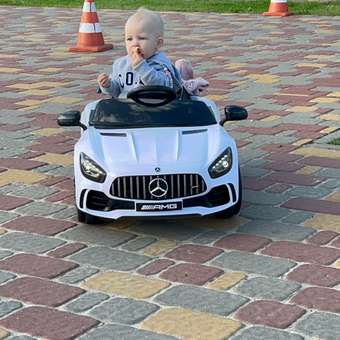 Электромобиль TOMMY Mercedes AMG GT MB-7 белый: отзыв пользователя Детский Мир