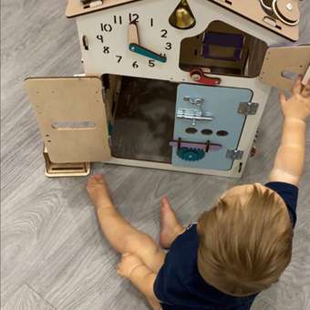 Бизиборд Bunny Board Домик со светом Дом с китом: отзыв пользователя Детский Мир