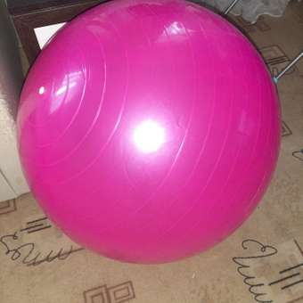 Гимнастический мяч для фитнеса Solmax Фитбол для тренировок розовый 65 см: отзыв пользователя Детский Мир