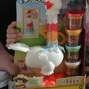 Набор для лепки Play-Doh Курочка-чудо в перьях E66475L0: отзыв пользователя Детский Мир