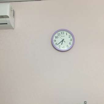 Часы настенные АлмазНН круглые фиолетовые 28.5 см: отзыв пользователя Детский Мир