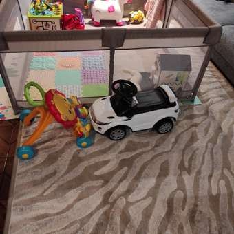 Манеж BabyCare игровой RANCHO 180*150 тёпло серый: отзыв пользователя Детский Мир