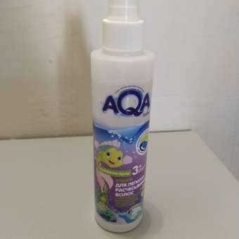 Спрей AQA baby Kids для легкого расчесывания волос 200мл с 3лет: отзыв пользователя Детский Мир