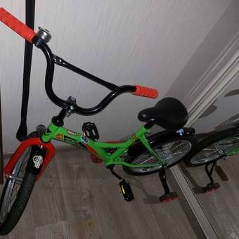 Велосипед 18 зеленый. NOVATRACK STRIKE: отзыв пользователя Детский Мир