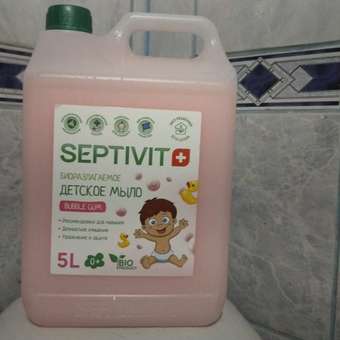 Детское жидкое мыло SEPTIVIT Premium Bubble Gum 5 л: отзыв пользователя Детский Мир