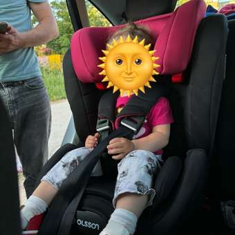 Автокресло Olsson Atlas Isofix Black-Red Isofix 1/2/3 (9-36 кг): отзыв пользователя ДетМир