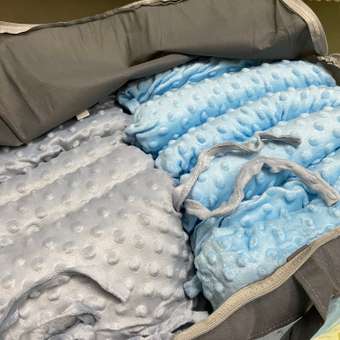 Бортики в кроватку Про Сон с плюшевыми съемными чехлами из 12 подушечек: отзыв пользователя Детский Мир