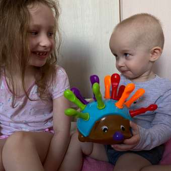 Развивающая детская игра AUKKA Ежик cортер по методике Монтессори для детей от 1 года: отзыв пользователя Детский Мир