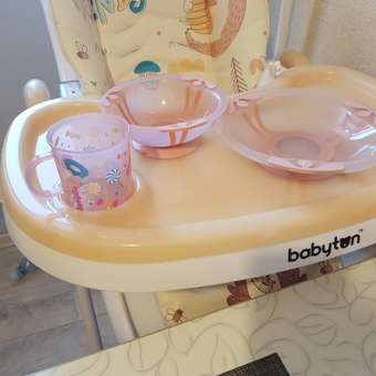 Тарелка BabyGo Pink 300 мл: отзыв пользователя ДетМир