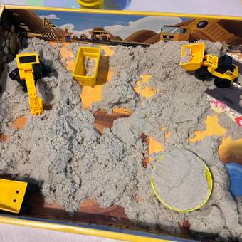 Игрушка Космический песок Стройка с песочницей 1.5 кг K020: отзыв пользователя ДетМир