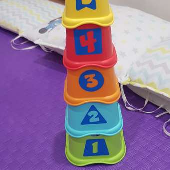 Игрушка Chicco Пирамидка Stacking Cups: отзыв пользователя Детский Мир