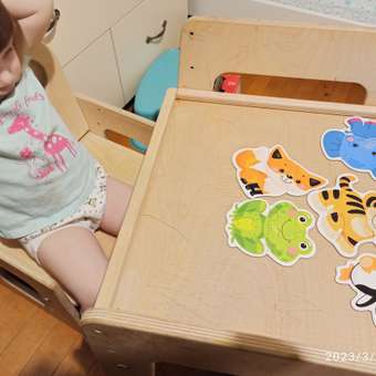 Пазл Десятое королевство Baby Toys Животные контурный 4117: отзыв пользователя Детский Мир