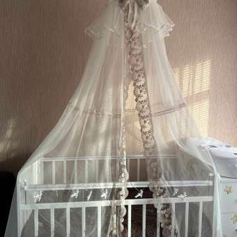 Детская кроватка СКВ СКВ-5 прямоугольная, поперечный маятник (белый): отзыв пользователя Детский Мир
