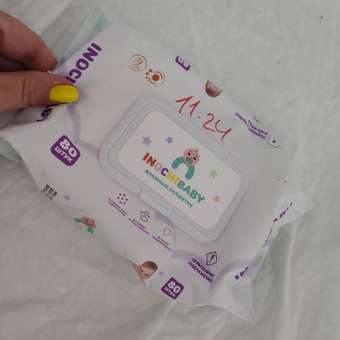 Влажные салфетки INOCHIBABY 3D текстурирование 80 шт: отзыв пользователя Детский Мир