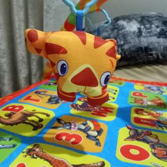 Игровой коврик Умка Азбука животных с игрушками на подвеске в пакете 259975: отзыв пользователя Детский Мир