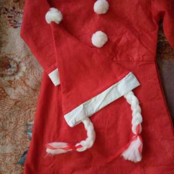Костюм снегурочки Seichi для девочки красный: отзыв пользователя Детский Мир