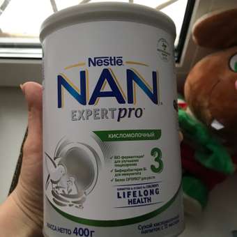 Молочко NAN 3 кисломолочный 400г с 12месяцев: отзыв пользователя Детский Мир
