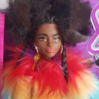 Кукла Barbie Экстра в радужном пальто GVR04: отзыв пользователя ДетМир