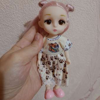 Игровой набор для девочки Наша Игрушка Модница кукла 17 см шарнирная: отзыв пользователя Детский Мир