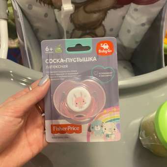 Пустышка BabyGo Fisher Price с 6месяцев Green Z-026B: отзыв пользователя ДетМир