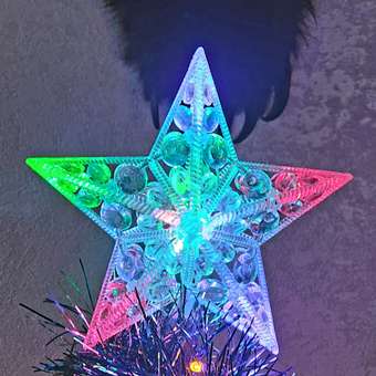 Наконечник на елку NEON-NIGHT Звезда 17 см светодиодный 501-002: отзыв пользователя Детский Мир