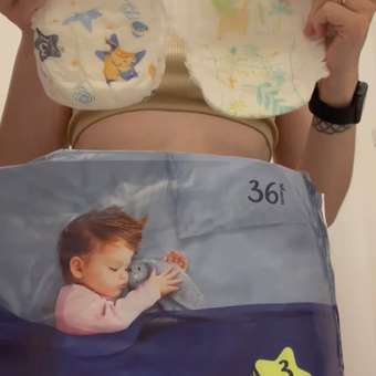 Трусики BabyGo ночные 3 (6-10 кг) 36 шт.: отзыв пользователя Детский Мир