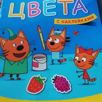 Книга МОЗАИКА kids Три кота Учимся с котятами Цвета: отзыв пользователя Детский Мир