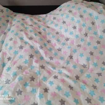 Комплект постельного белья Капризун Розовые звезды 1.5спальный 3предмета: отзыв пользователя Детский Мир