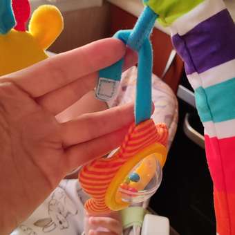 Дуга Жирафики Игрушка подвесная погремушка в коляску кроватку развивающая: отзыв пользователя Детский Мир