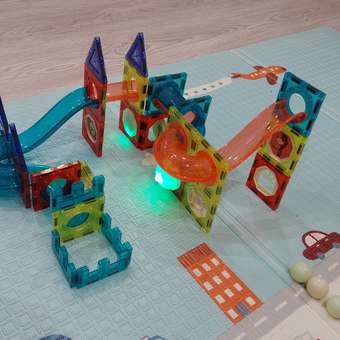 Конструктор PELICAN HAPPY TOYS магнитный: отзыв пользователя Детский Мир