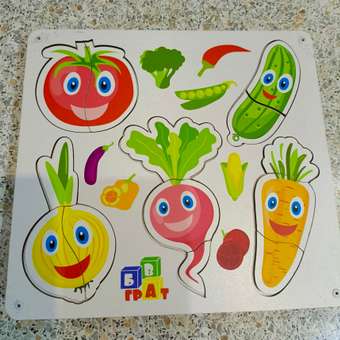 Сортер-пазл ГРАТ Овощи: отзыв пользователя Детский Мир