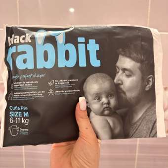 Подгузники Black Rabbit 6-11 кг M 32 шт: отзыв пользователя Детский Мир