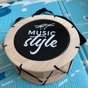 Музыкальный инструмент детский Мега Тойс деревянный барабан игрушка Music Style: отзыв пользователя Детский Мир