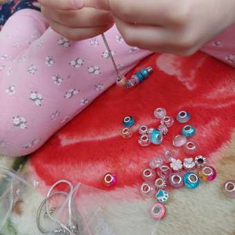Набор для создания украшений NRAVIZA Детям розовый для браслетов: отзыв пользователя Детский Мир