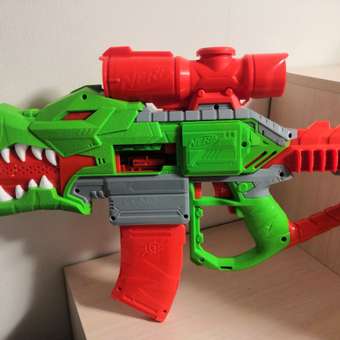 Набор игровой Hasbro (Nerf) Бластер Дино Рекс Рэмпейдж F0807EU4: отзыв пользователя ДетМир