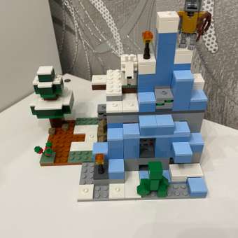 Конструктор LEGO Minecraft Ледяные вершины блочный: отзыв пользователя Детский Мир