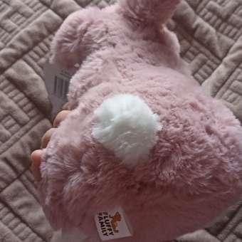 Мягкая игрушка Fluffy Family Зайка 20 см розовый: отзыв пользователя Детский Мир