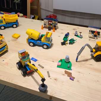 Конструктор LEGO City Construction Trucks and Wrecking Ball Crane 60391: отзыв пользователя Детский Мир