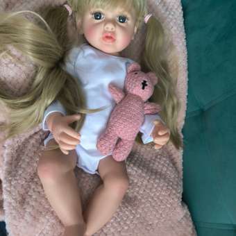 Кукла Реборн QA BABY Александра девочка большая пупс набор игрушки для девочки 55 см: отзыв пользователя Детский Мир