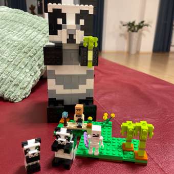 Конструктор LEGO Minecraft Дом панды: отзыв пользователя Детский Мир