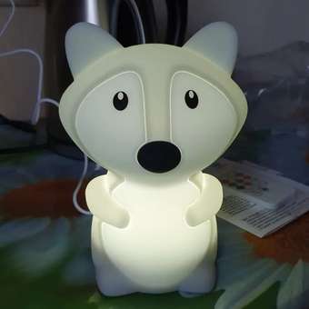 Ночник детский силиконовый Zeimas светильник игрушка Лиса с пультом 9 цветов: отзыв пользователя Детский Мир