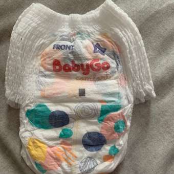 Трусики BabyGo Comfort XL (12-16 кг) 38 шт.: отзыв пользователя Детский Мир
