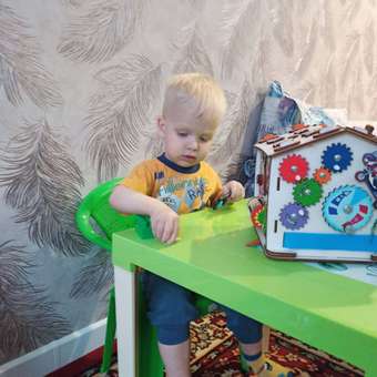 Стол elfplast Аладдин детский салатовый-кремовый: отзыв пользователя Детский Мир