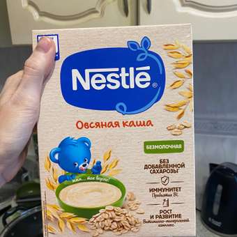 Каша Nestle овсяная безмолочная 200г: отзыв пользователя ДетМир