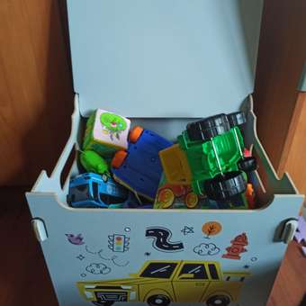 Ящик для хранения игрушек Alubalu серый: отзыв пользователя Детский Мир