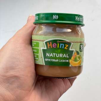 Пюре Heinz фруктовый салатик 80г с 6месяцев: отзыв пользователя Детский Мир