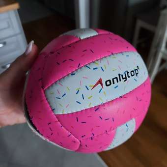 Мяч ONLITOP волейбольный «Пончик» машинная сшивка.: отзыв пользователя Детский Мир