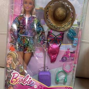 Набор игровой Barbie Кукла с пляжными аксессуарами HGM54: отзыв пользователя Детский Мир