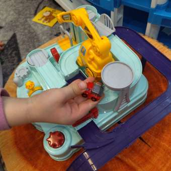 Игровой автотреr SHARKTOYS Hазвивающий с двумя машинками: отзыв пользователя Детский Мир