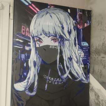 Картина по номерам Art on Canvas Девушка аниме в ассортименте: отзыв пользователя Детский Мир